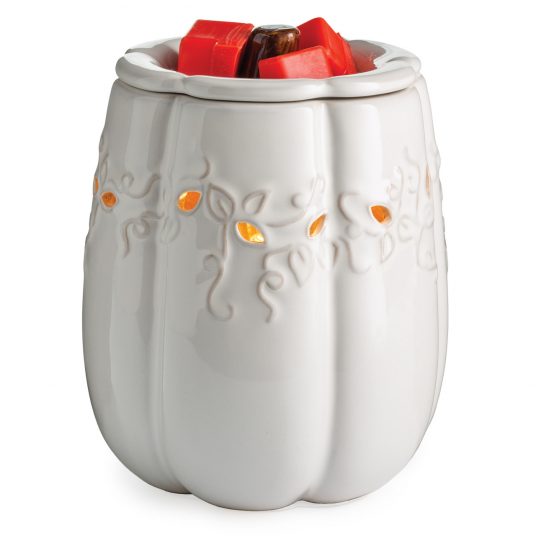 White Pumpkin Candle Warmer