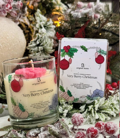 Christmas Candle Jar 9oz - B'Original Home